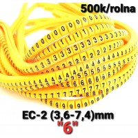  Oznake za provodnike EC-2 3,6mm2-7,4mm2, "6"